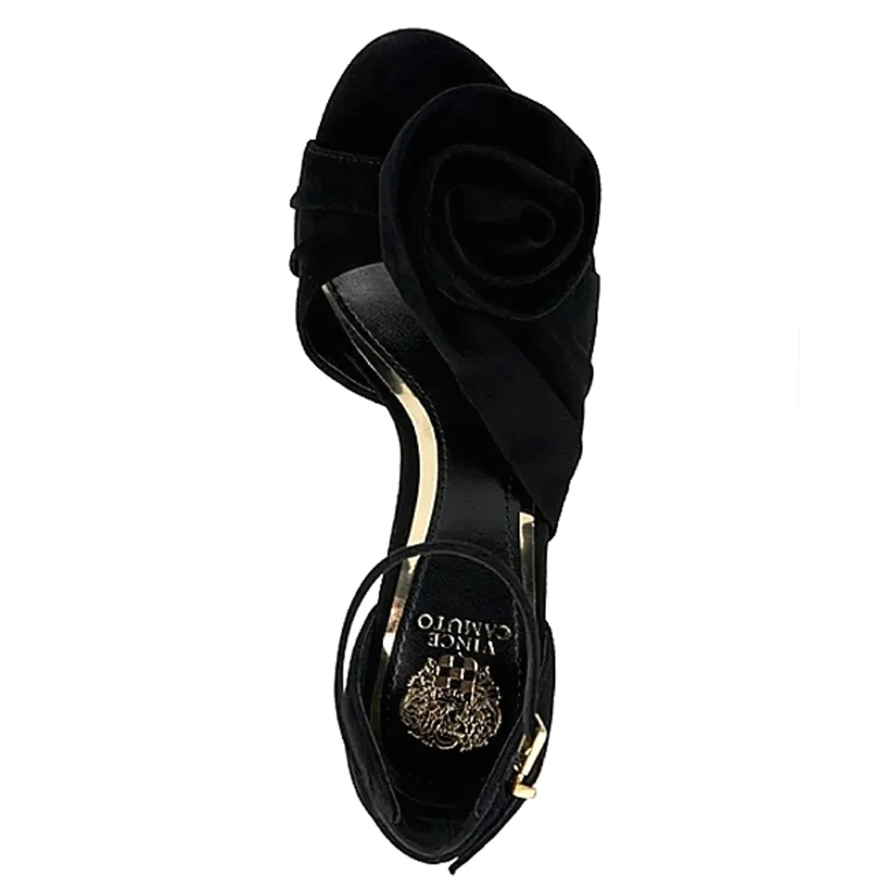 New w/Box Vince Camuto Adaline Genuine Suede Ankle Strap Stiletto Dress Sandals - Picture 6 of 9
